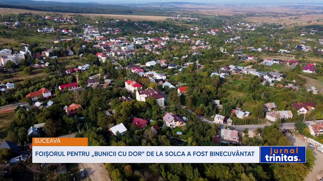 Foișorul pentru „bunicii cu dor” de la Solca, județul Suceava, a fost binecuvântat