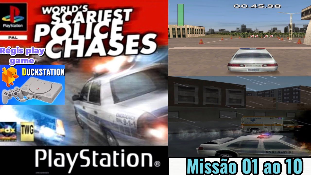 World's Scariest Police Chases Ps1 Missão 01 ao 10 Dublado e Legendado em português 