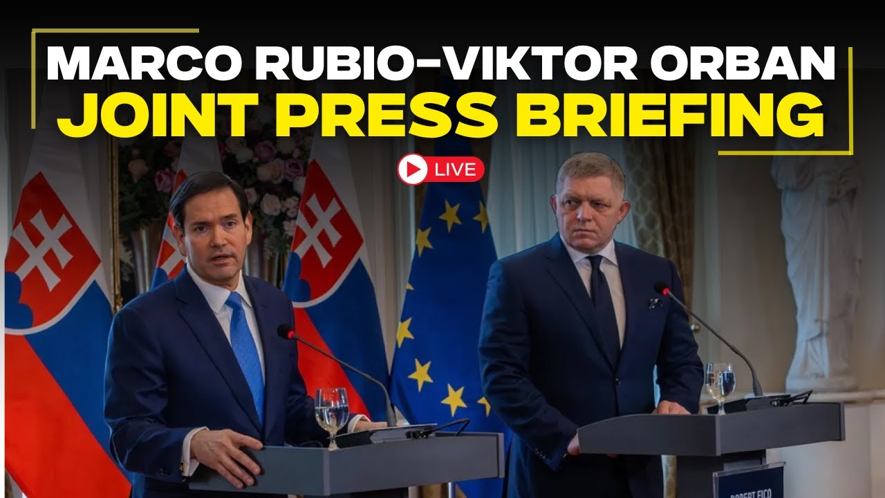 LIVE From Budapest: Marco Rubio and Hungary PM Viktor Orbán Joint Press Conference | Europe