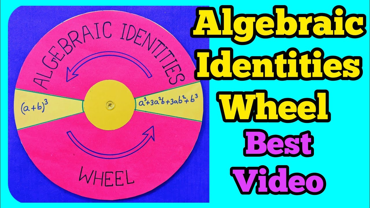 #Algebraic Identities working model #maths working model #maths project #project #T.L.M. #Model 👍