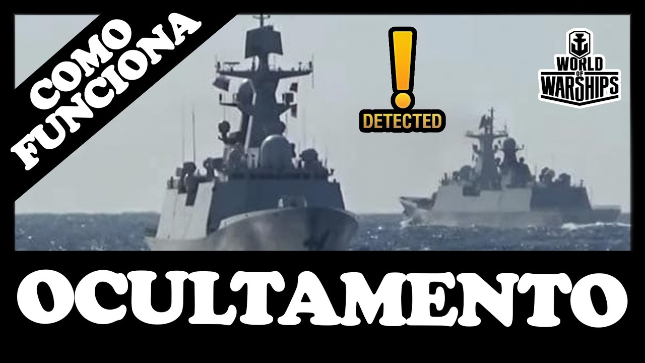 COMO FUNCIONA OCULTAMENTO - TUTORIAL INICIANTES - WORLD OF WARSHIPS - PC - PT/BR