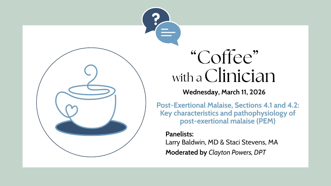 11 марта &laquo;Кофе&raquo; с врачом: Постнагрузочное недомогание (ПНН), часть 1