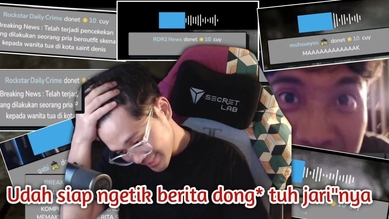 Setelah tulang punggung terbitlah reporter RDR2 NEWS dengan voice donatenya | Naplive [clip]