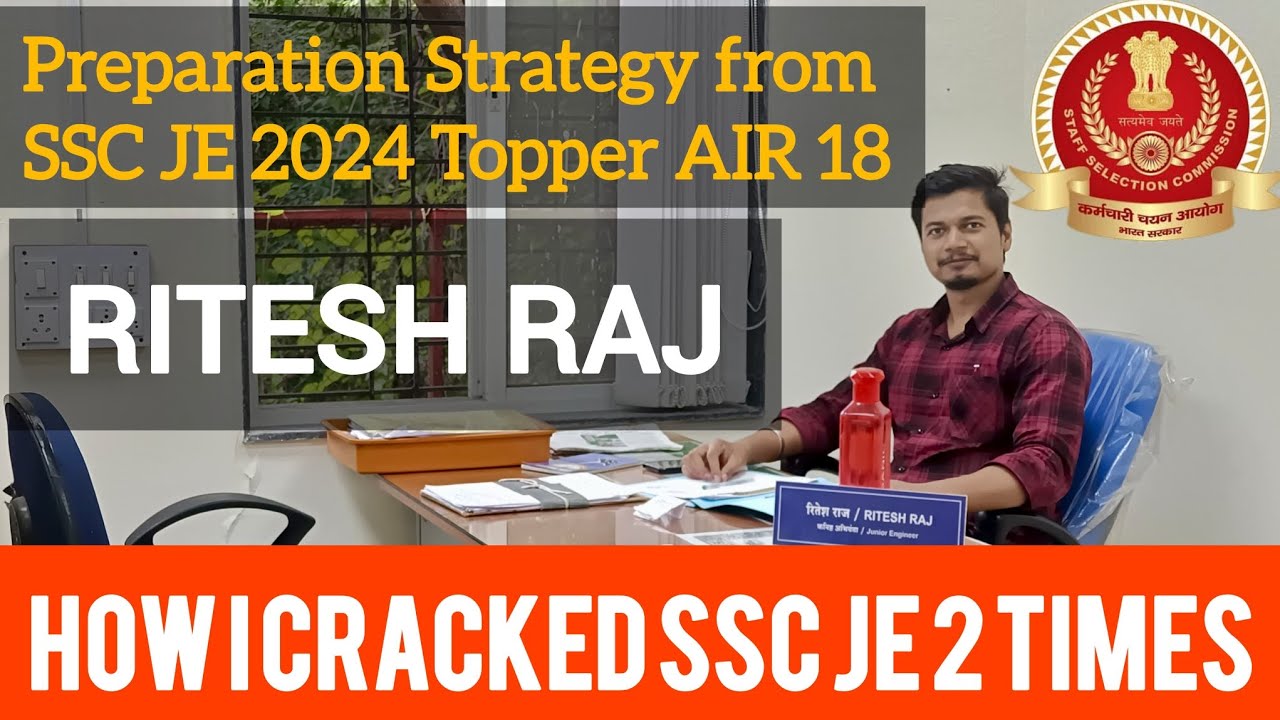 SSC JE 2025 Preparation Strategy | How to Crack SSC JE in First Attempt | How I cracked SSC JE twice