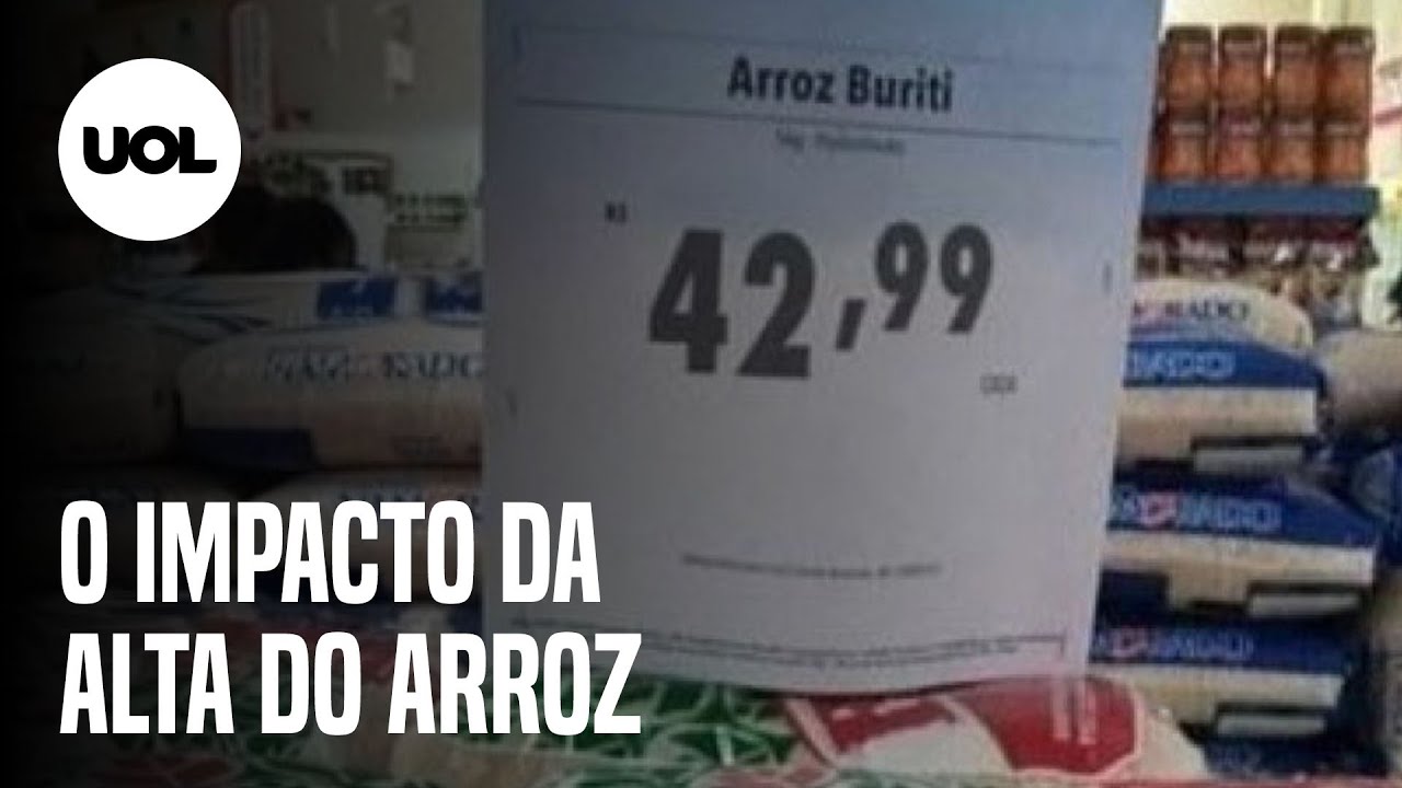 Por que o preço do arroz e de outros alimentos estão em alta?
