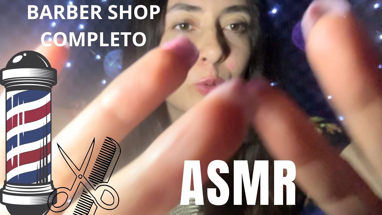 ASMR LENTO y SUAVE 😴✨  BARBERSHOP y COSQUILLEO