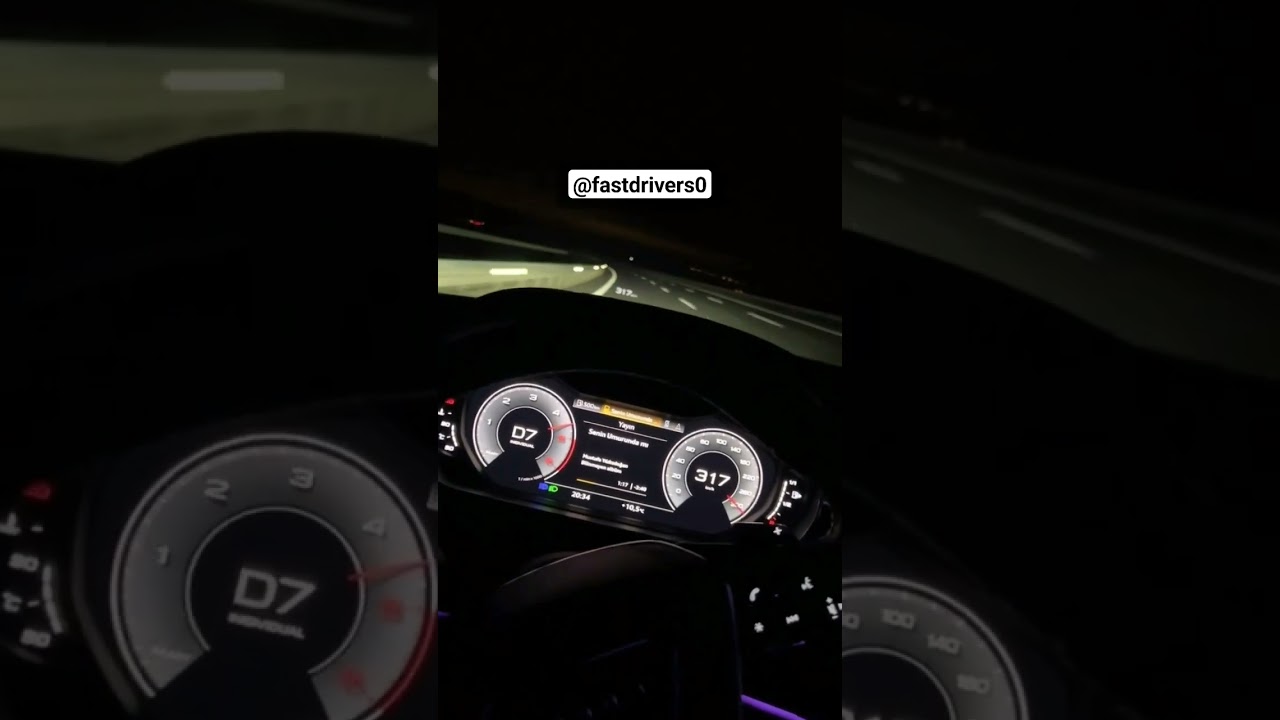 300+ ile viraj d&ouml;nen Audi #fastdrivers