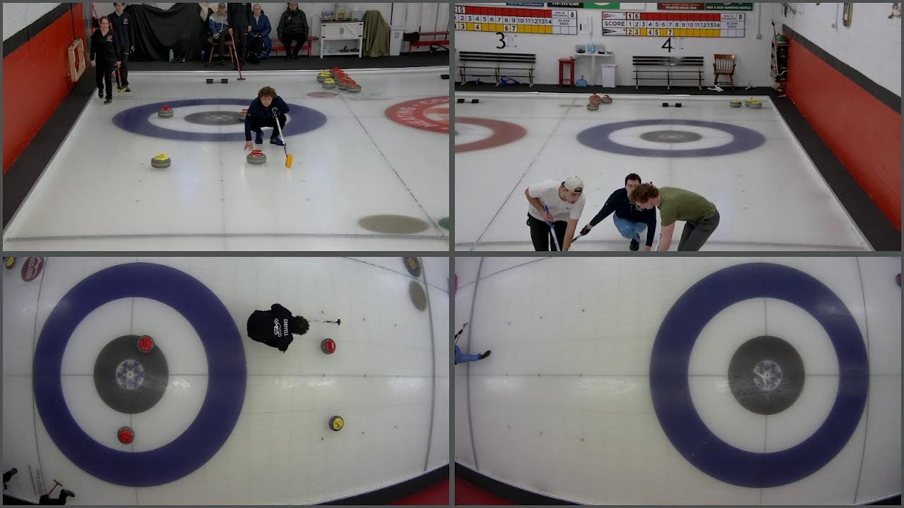 USA Curling College Nationals - Sheet 3 - Draw 4 - Michigan Tech vs Castleton (Featured Sheet)