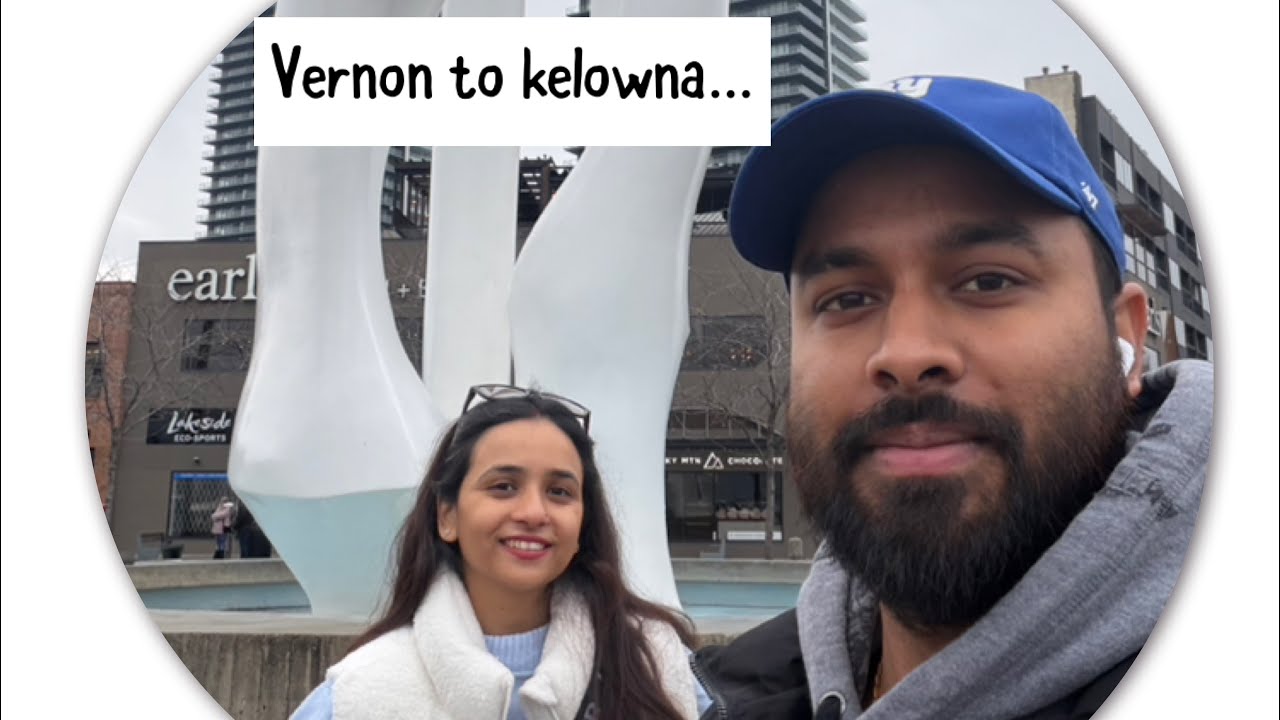 Vernon to Kelowna Road Trip | Food, Lakes & Okanagan Valley Experience 🇨🇦
