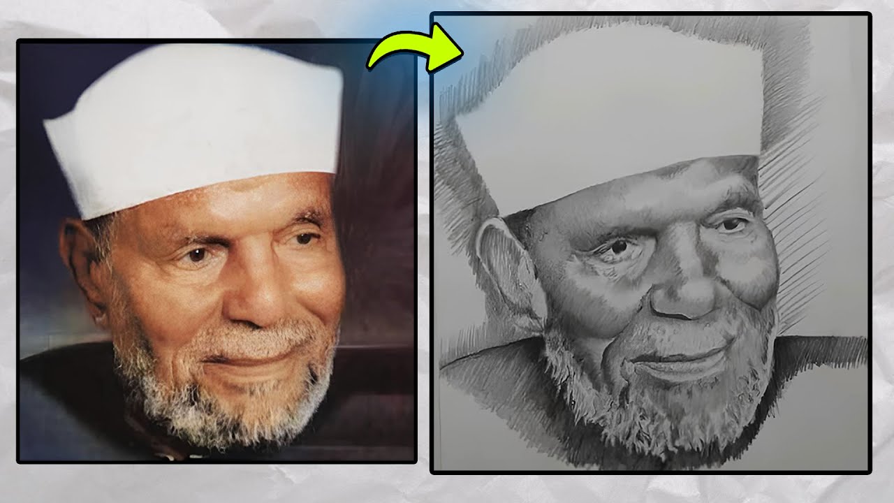 كيفية رسم الوجه وتظليله بالرصاص