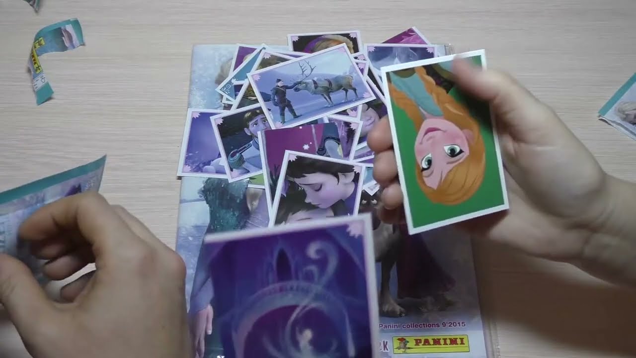 Холодное сердце 2. Собираем коллекцию наклеек, часть 1