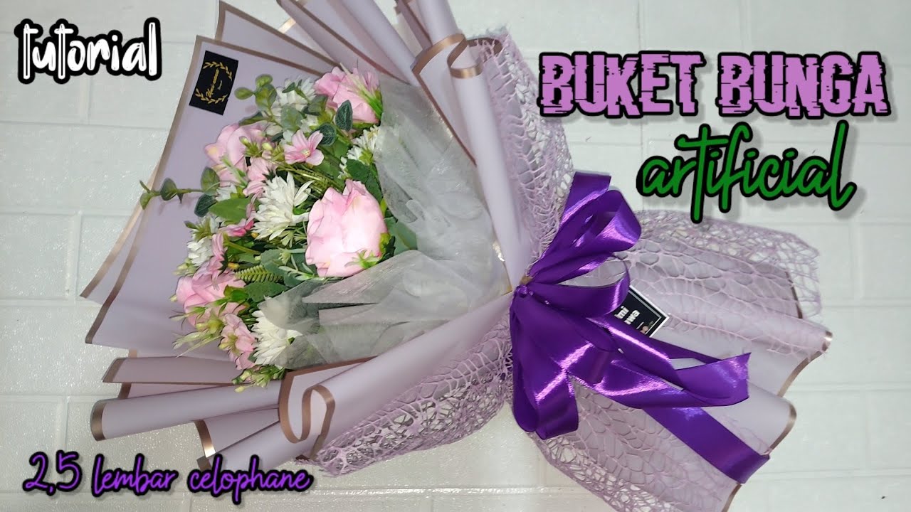 Tutorial buket bunga artificial