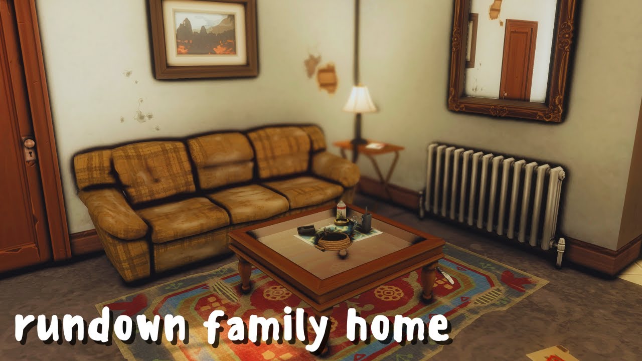 rundown family home || the sims 4 speedbuild
