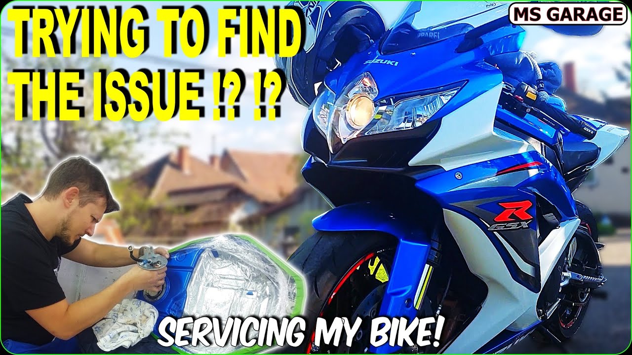 Suzuki Doesn't Want To Go Over 8000rpm - Possible Rust In The Tank | Complete Service At 25,000 Km