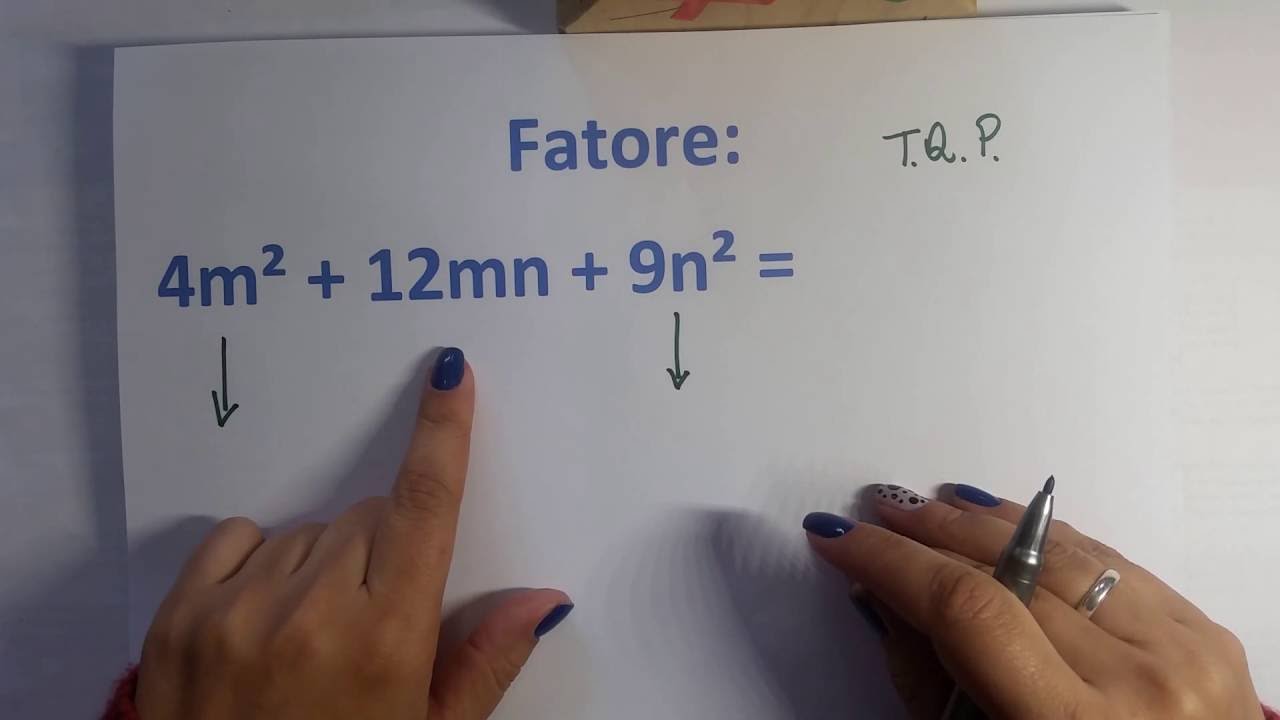 Fatoração - trinômio quadrado perfeito - exemplo 2
