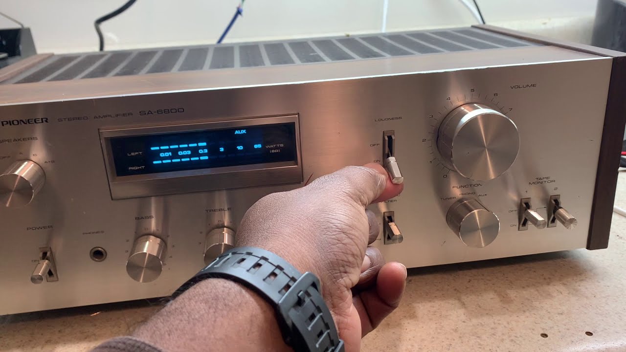 Pioneer SA-6800 Cleaning Pots with Deox-it