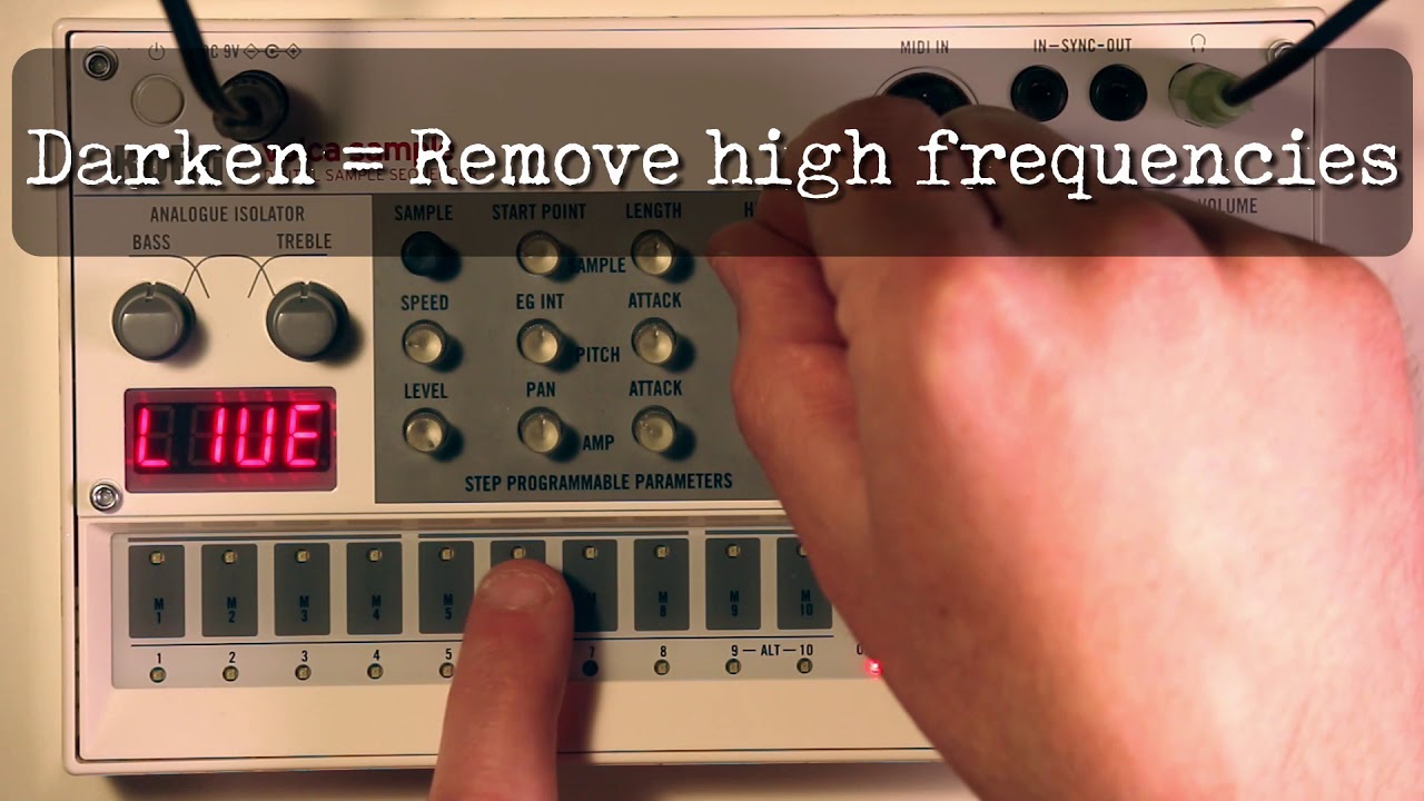 3 Volca Sample - Step Parameters