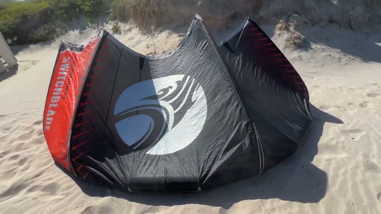 Testing a Cabrinha 12 meter Switchblade Kite