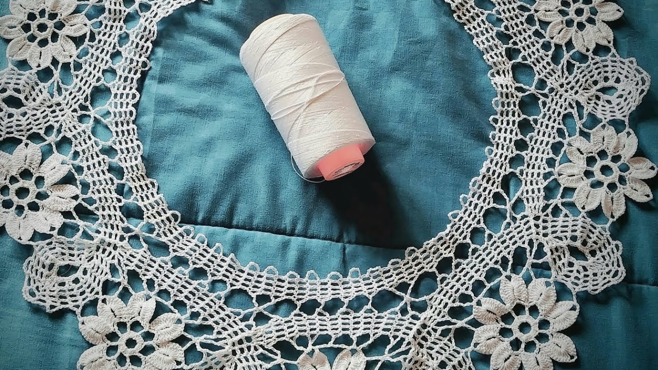 Tutorial tejido estilo #Brugge / #bruges o #brujas 🎁 Imitación en crochet de encaje tradicional ❄️