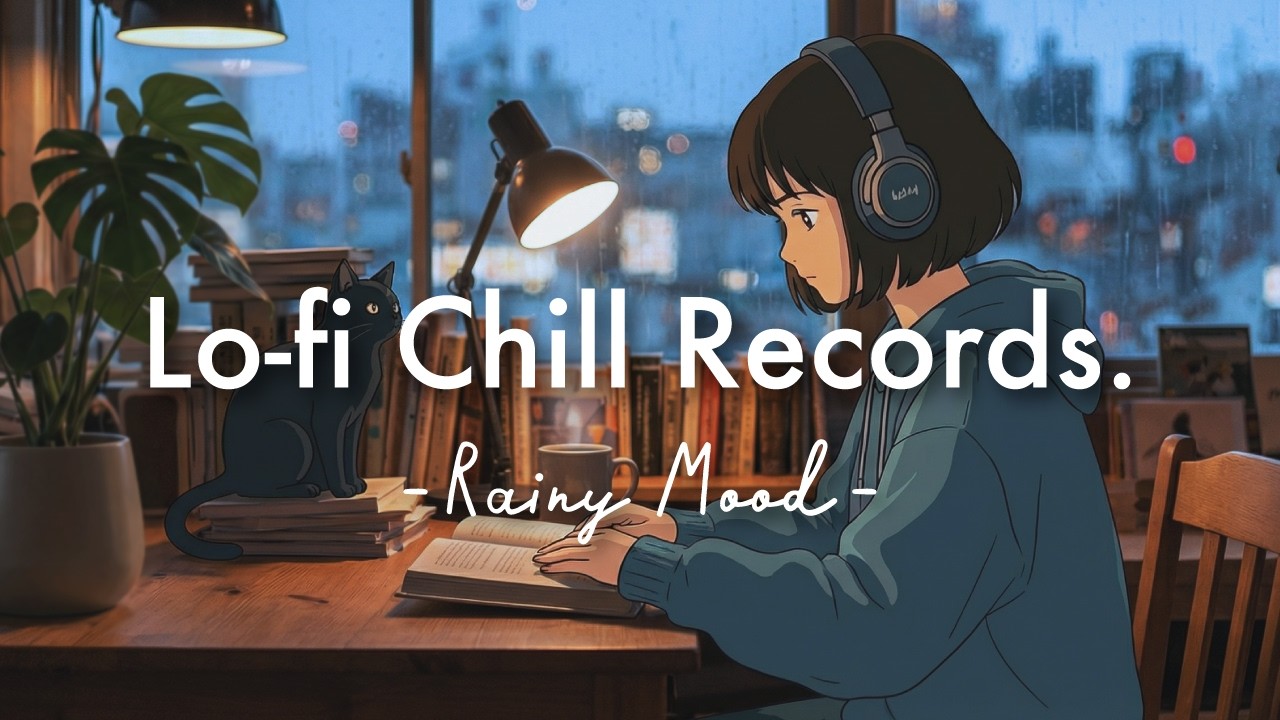 【Mellow Lofi Mix】☂️雨の夜、少し心がおだやかになるプレイリスト | 勉強・作業・リラックスBGM