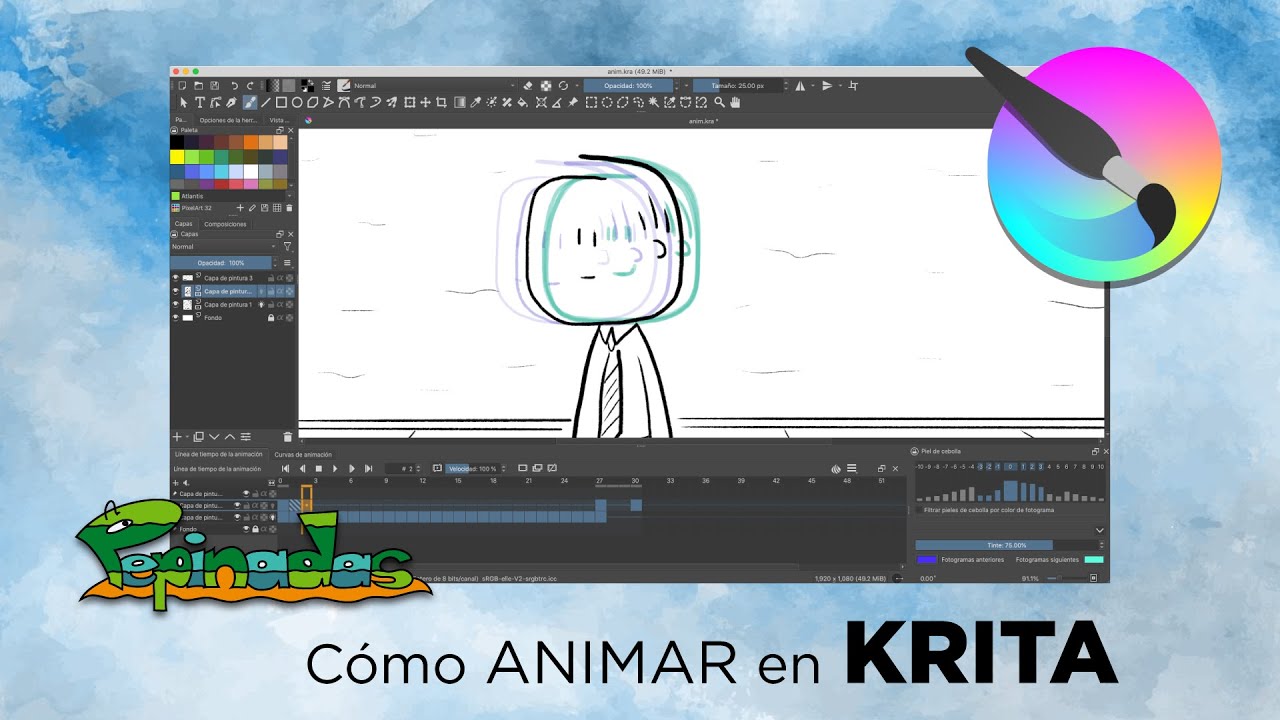 Como ANIMAR en KRITA 🎨 - Tutorial Animación