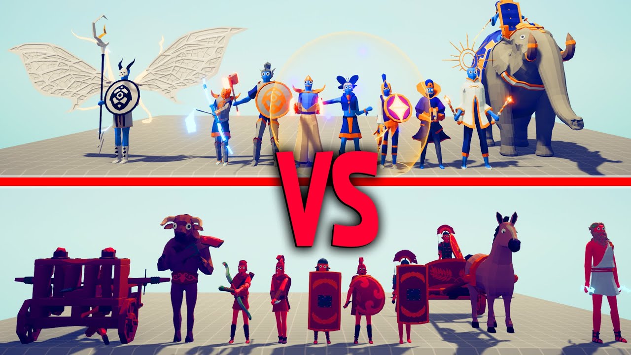 ANCIENT TEAM vs GOOD TEAM | TABS - Totally Accurate Battle Simulator