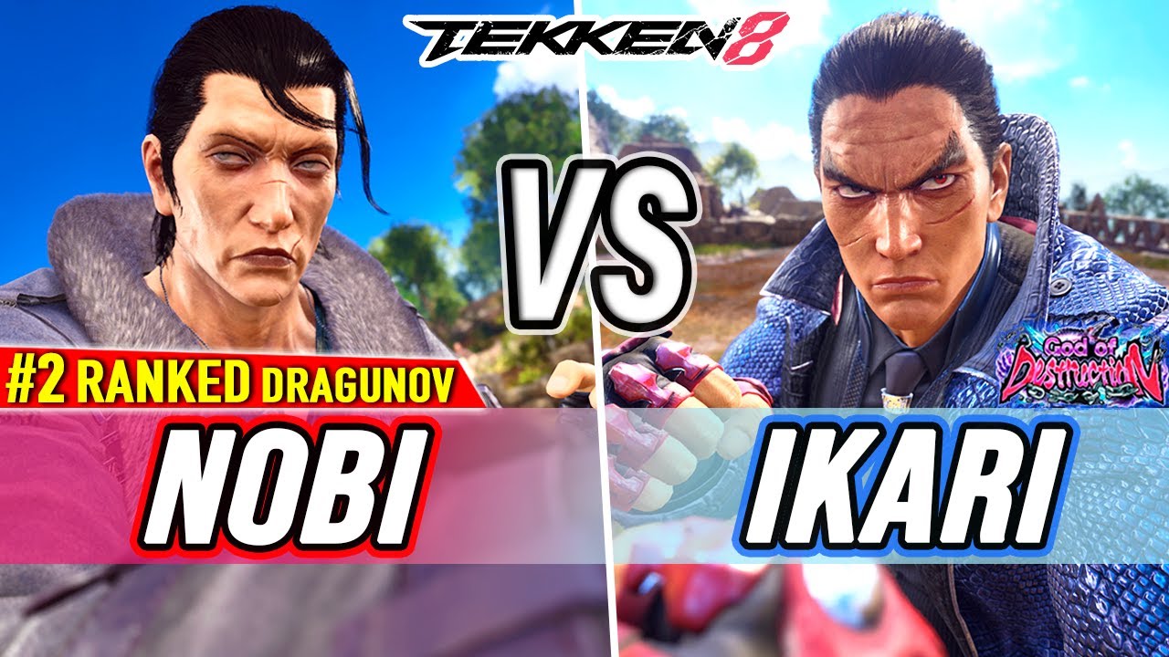 T8 🔥 Nobi (#2 Ranked Dragunov) vs iKari (Kazuya) 🔥 Tekken 8 High Level Gameplay