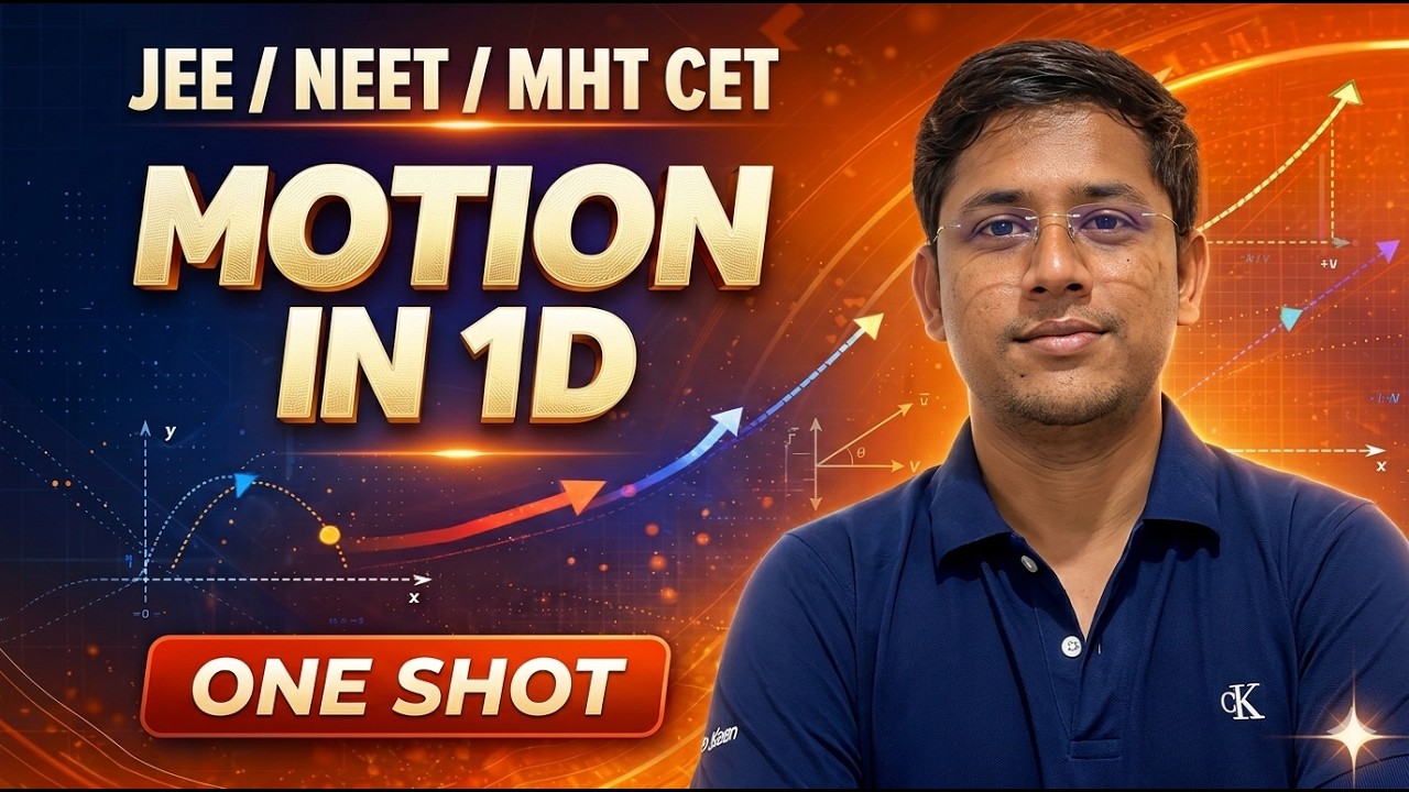 Motion in one dimension/kinematics/complete revision for JEE/NEET/CET physics/Kumar sir