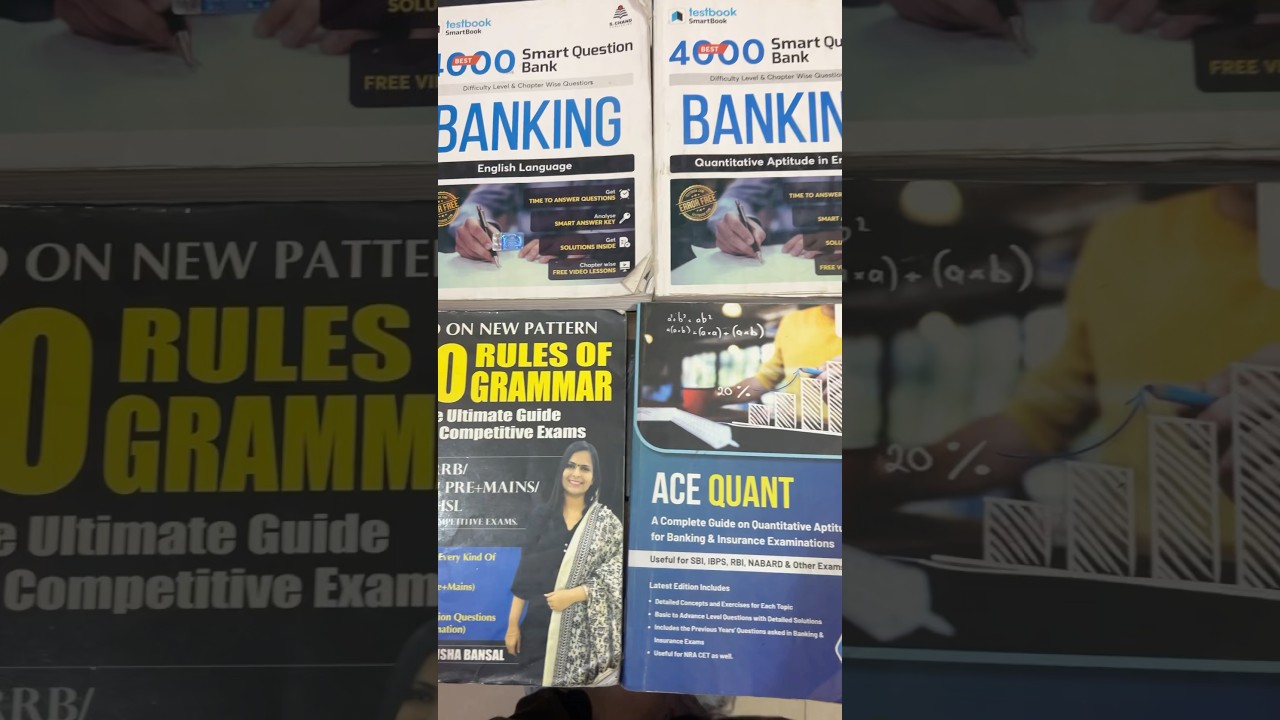 Important books for Banking exams 2026 #bankbooks2026 #fciag3 #bankbooks #sbiclerkresult #ibpsclerk