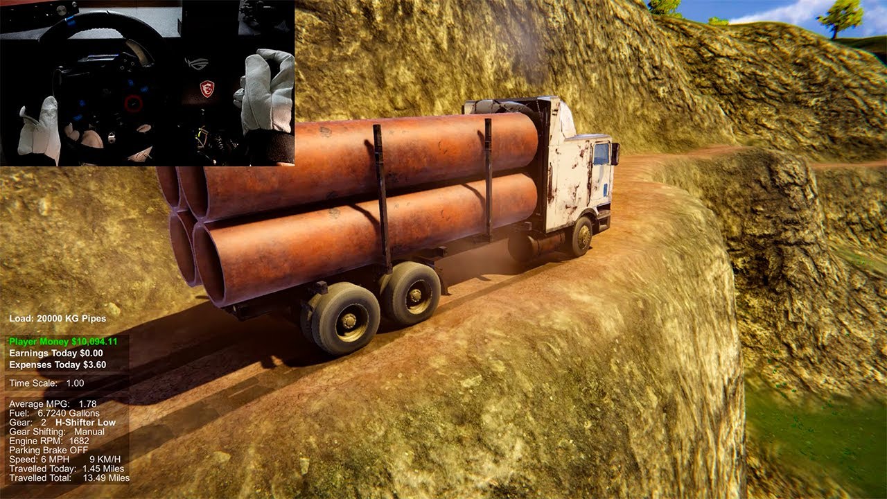 My Truck Game ► Still Early Access ► Logitech G29 gameplay