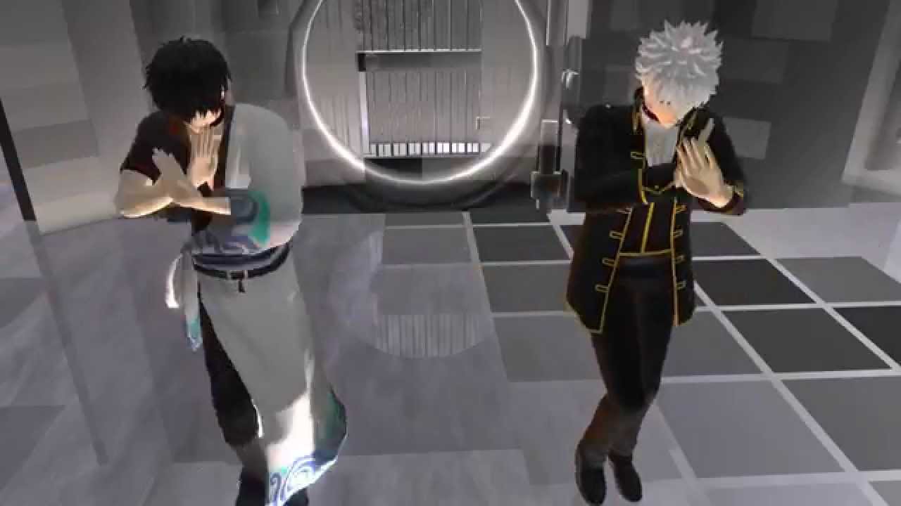 【ＭＭＤ銀魂】銀さんと土方がお互いの衣装でヒビカセ