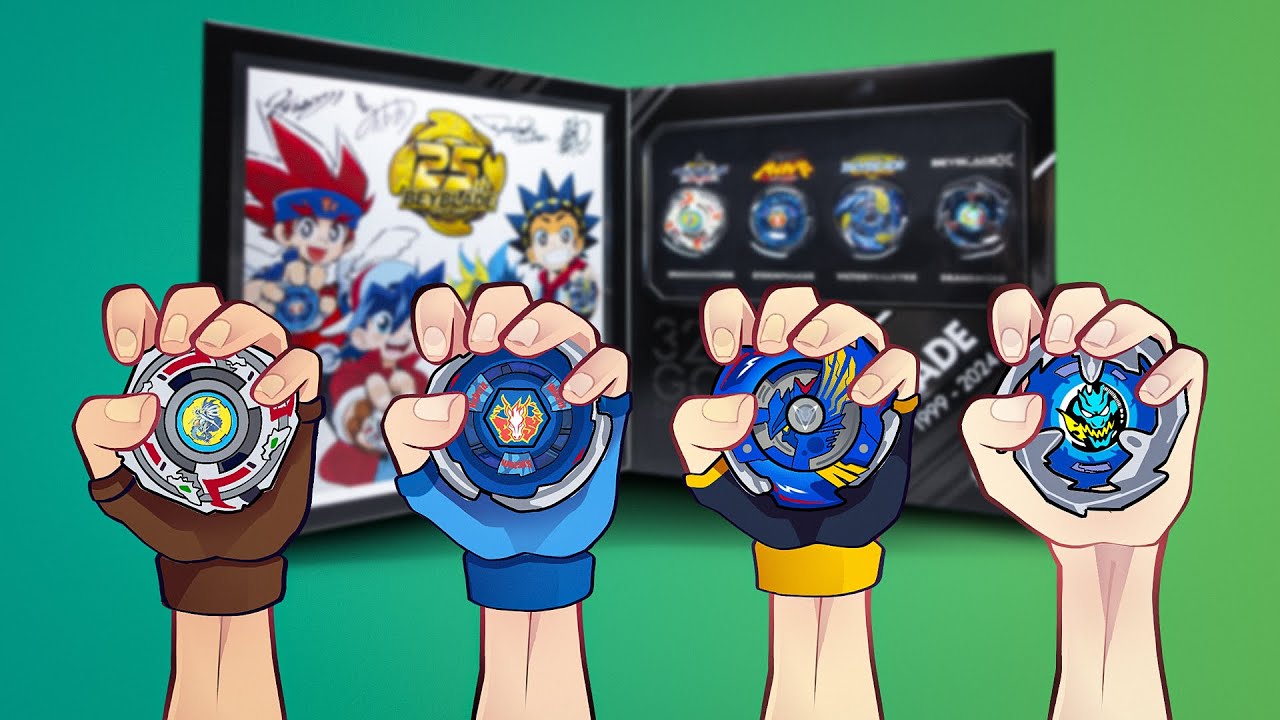 ¡25 años de historia en un solo set! - Unboxing Beyblade Anniversary Set