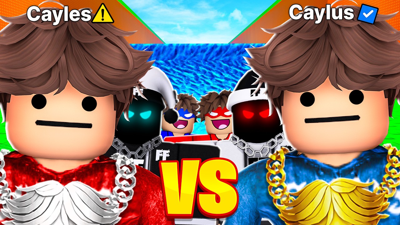FAKE Youtubers Vs REAL Youtubers In Escape Tsunami!