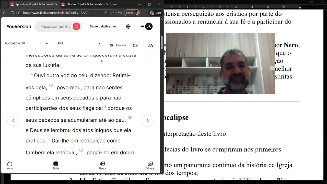 APOCALIPSE - O LIVRO DAS REVELAÇÕES - Capítulo 18 versos 04 a 20