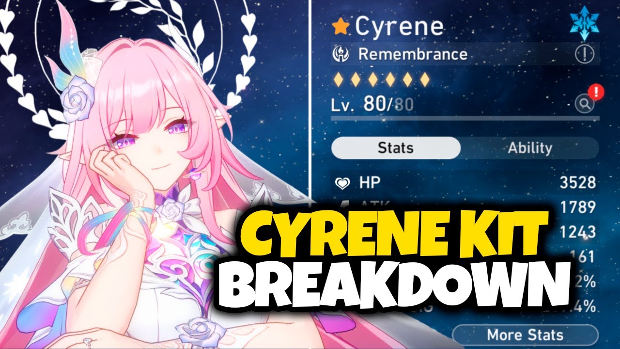 ОФИЦИАЛЬНЫЙ РАЗБОР ФОРМЫ CYRENE! БЕЗУМНЫЕ усиления и световой конус Chrysos Heir! - Honkai: Star ...