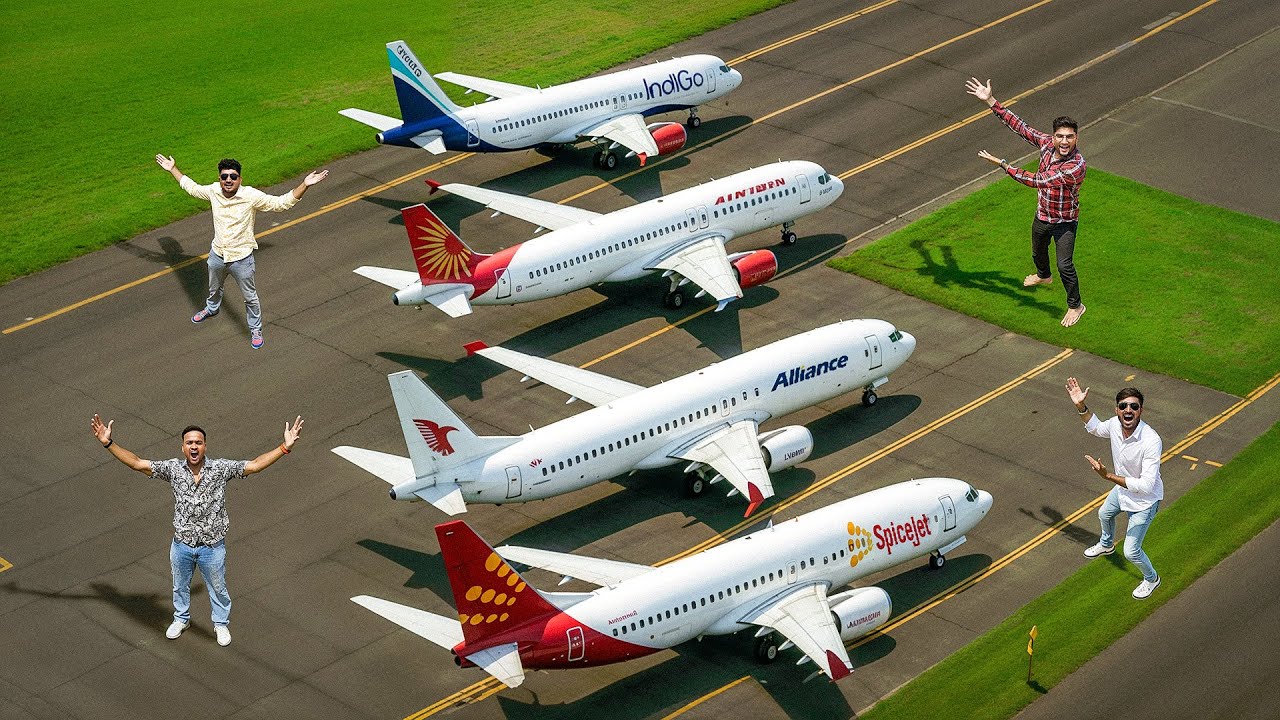 Which Airline ✈️ Is Safe? 😔 Air India + Indigo + Spice Jet + Alliance Air -इस बार सब लोग एकसाथ ही…?