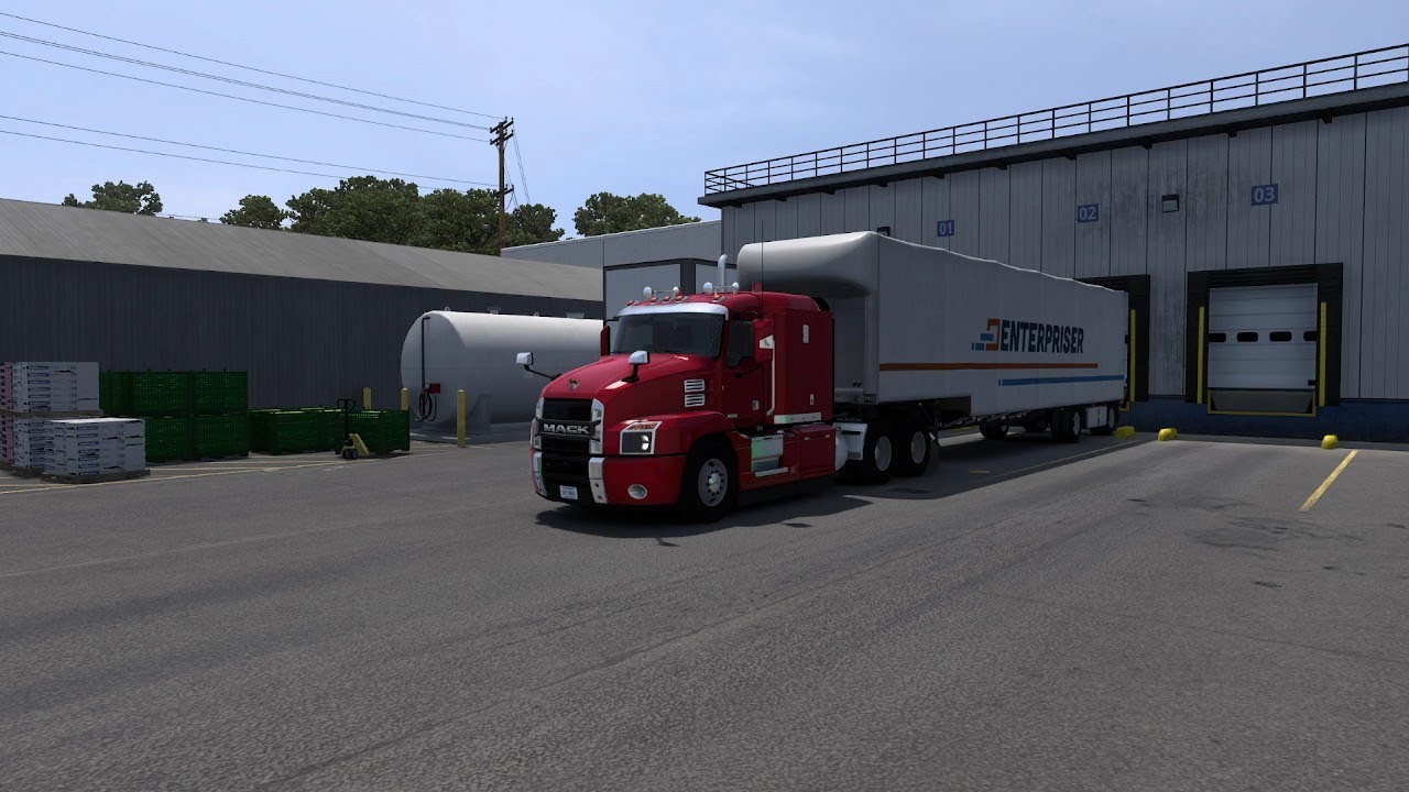 American Truck Simulator TruckersMP Rice To Shreveport (Louisiana DLC)