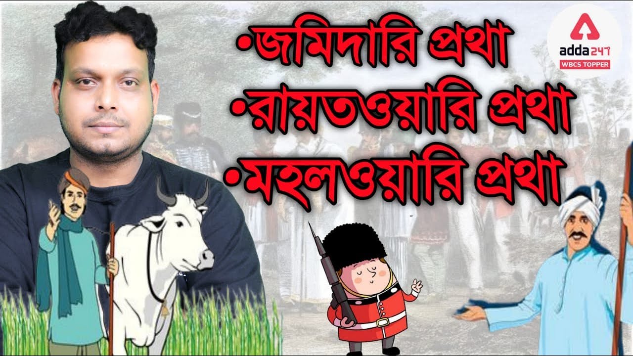 Mahalwari System,#Ryotwari System, & #Zamindari  Land Revenue System in India During British Rule |