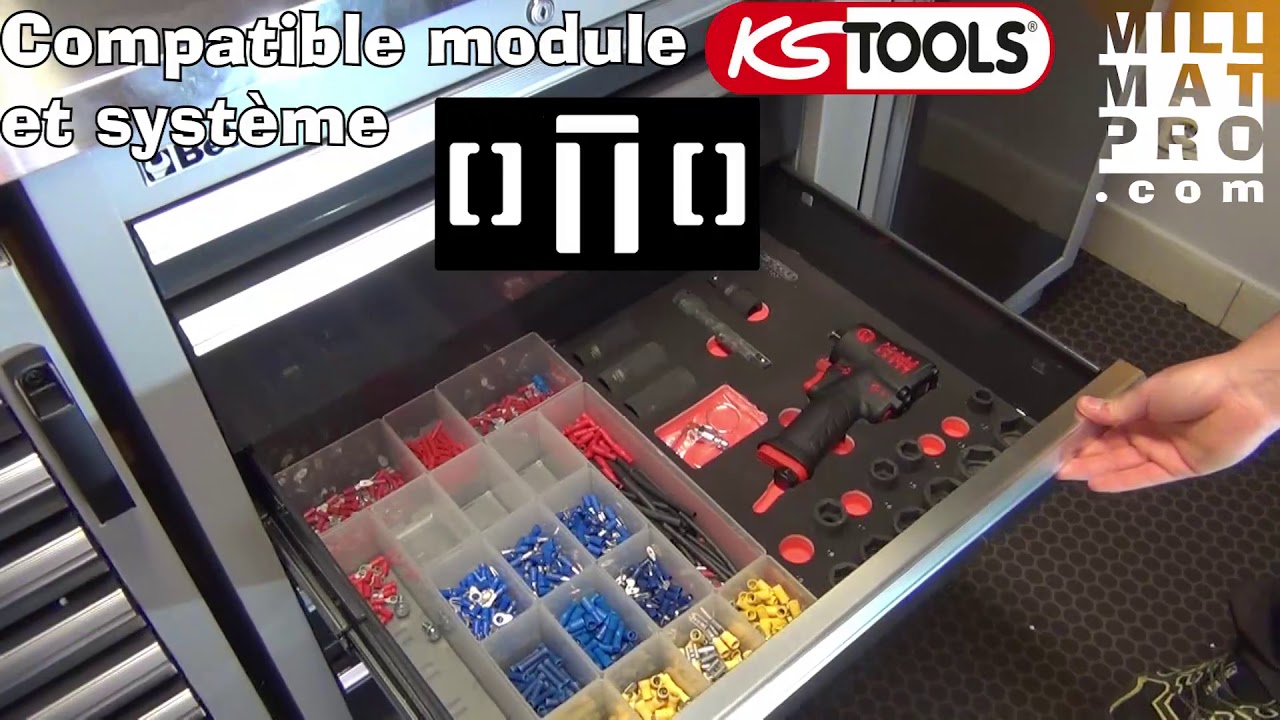 Mobilier d'atelier Beta C45, version complète
