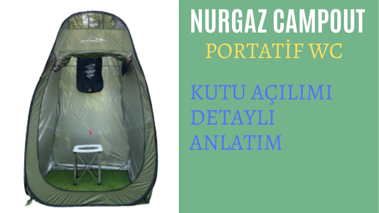 Nurgaz Campout Portatif WC #kamp #doğa #campout #nurgaz #piknik #kutuaçılımı #wc