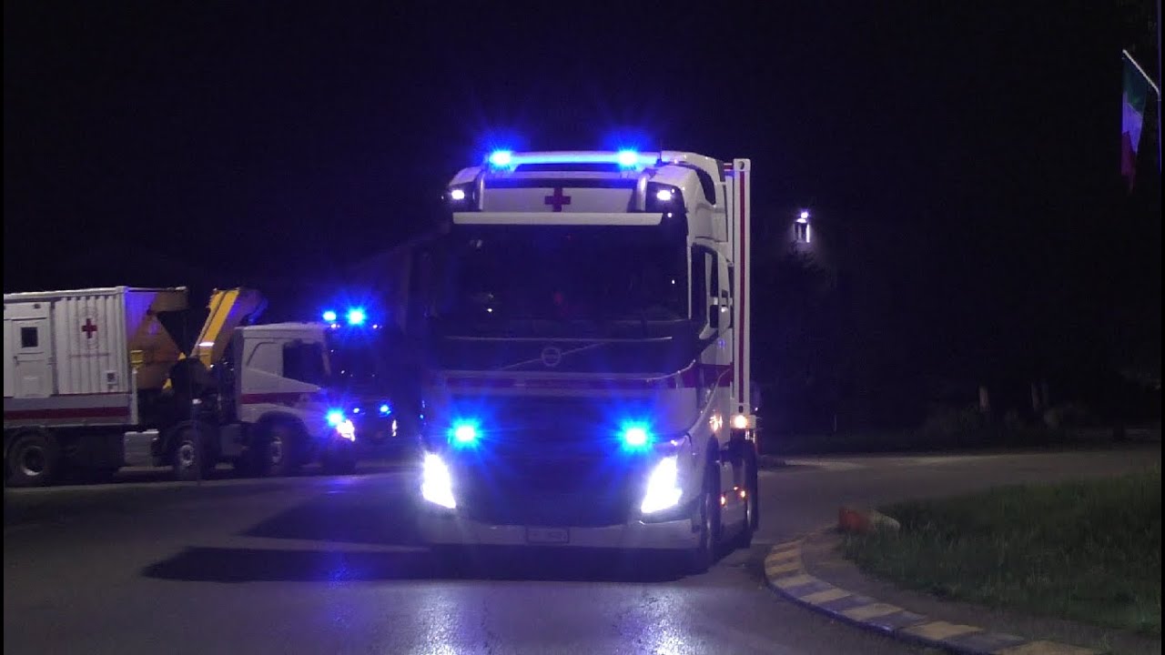 (REAS 2024) Transito Mezzi CRI Nazionale / Transit Italian Red Cross Vehicles
