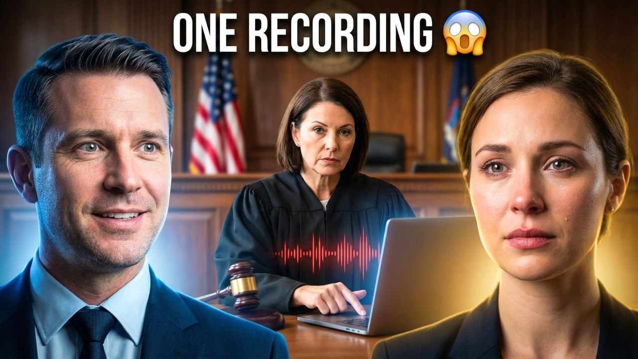 “He Was Smiling in the Court — Until the Judge Played ONE Voice Recording”