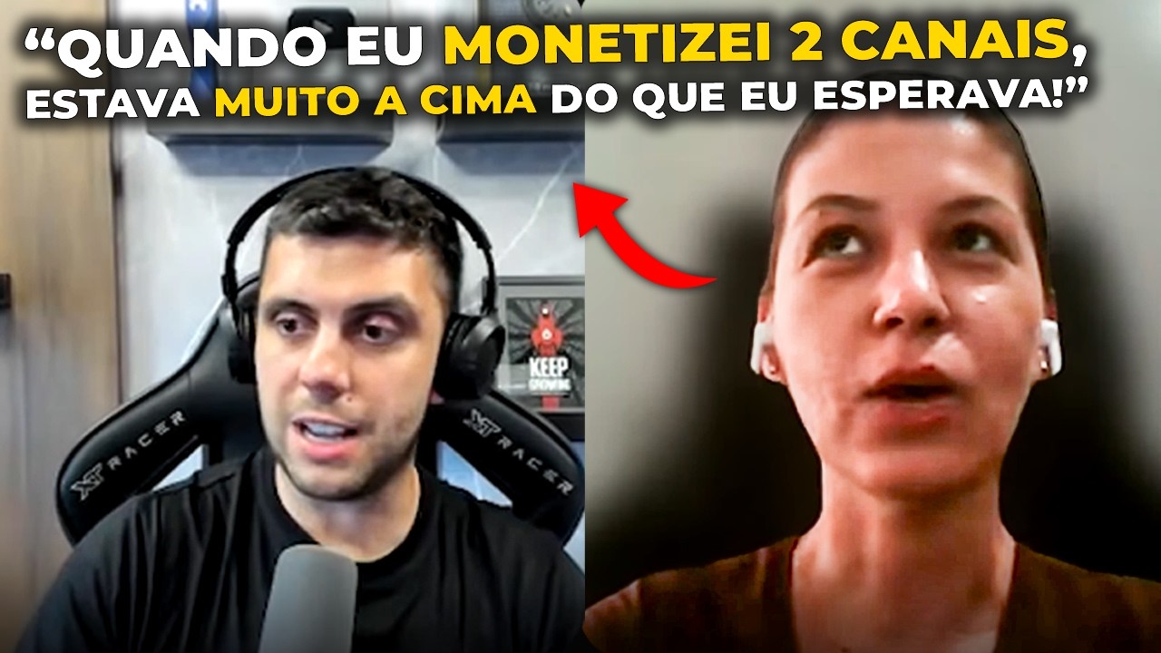 COMO ELA MONETIZOU SEU CANAL DARK NO PRIMEIRO VÍDEO! (incrivel a Estrategia com IA GRATUITA)