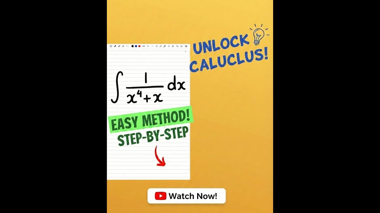 Let's integrate this rational function in an easy way.  #calculus #mathtutorial 
