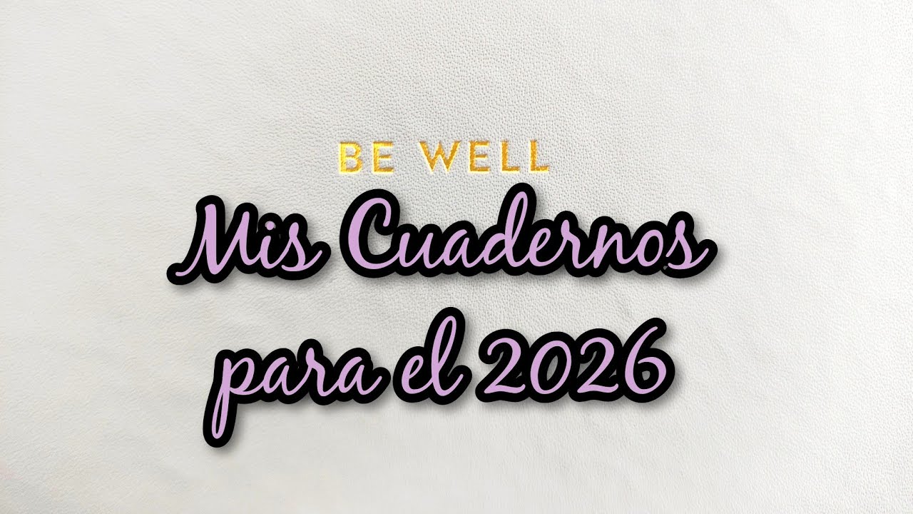 📚🗓️ Cuadernos para mí Organización 2026/ Una Nueva  Oportunidad de Comenzar