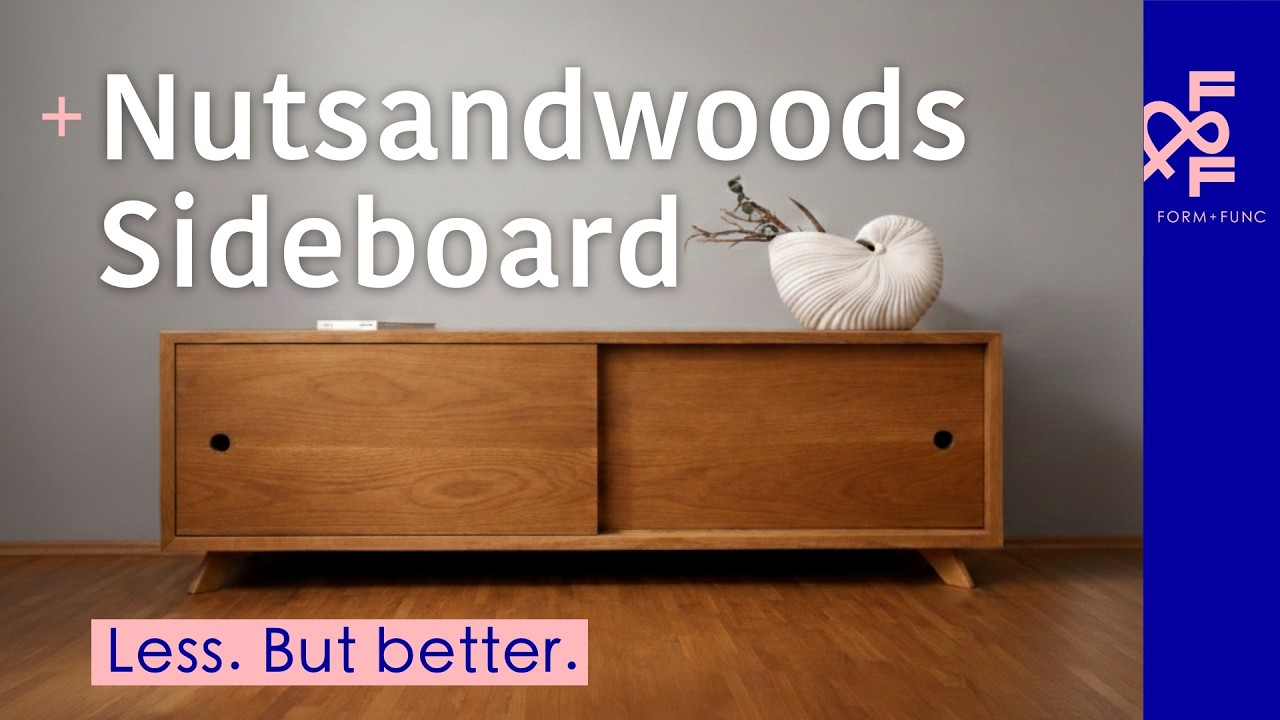 Minimalist Furniture Design – Oak Sideboard by Nutsandwoods (Review)