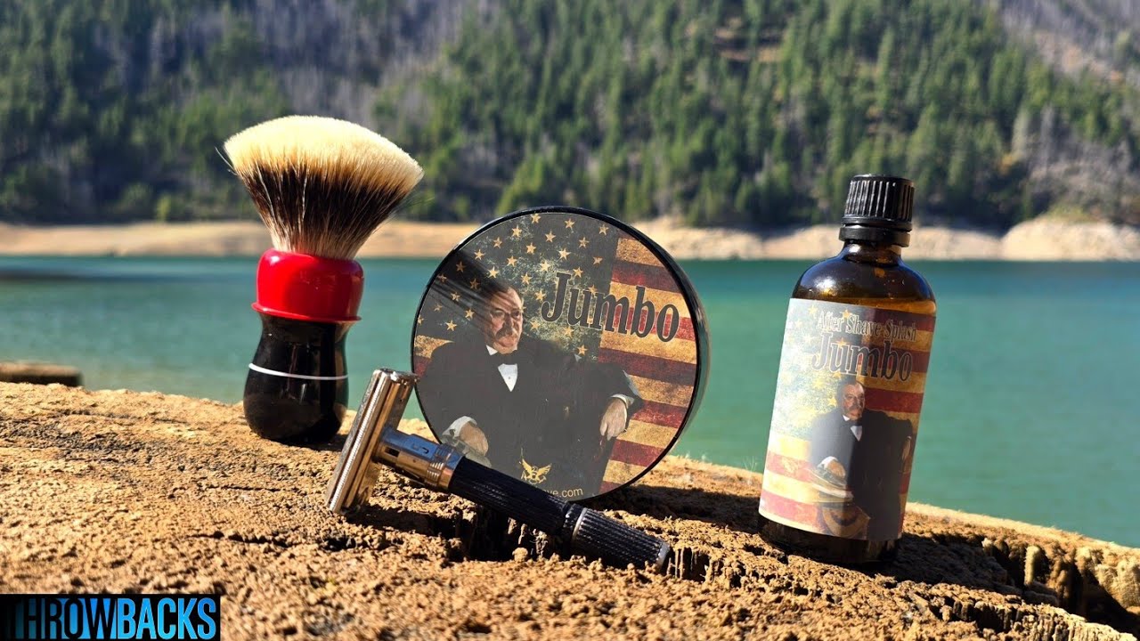 Uncle Jumbo Strike Gold Shave Review Chisel & Hound Brush Gillette 84mm Super Adjustable Razor 