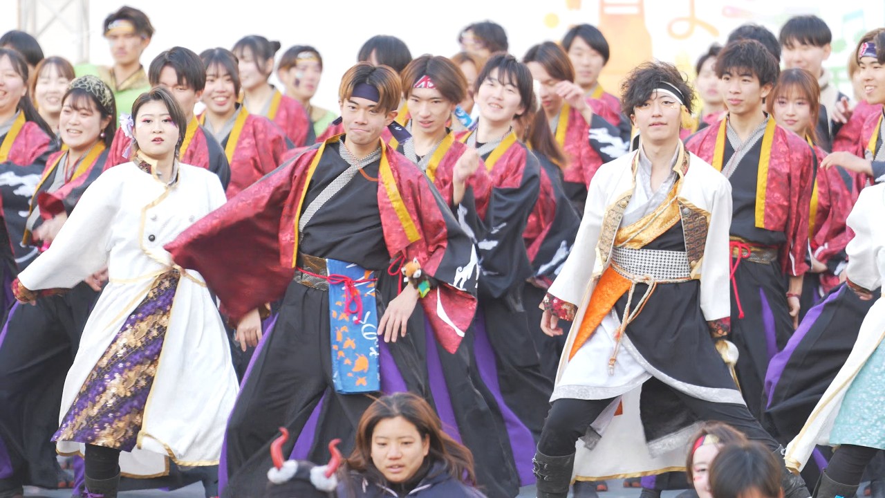 [4K] 総踊り和太鼓コラボ　虹彩よさこい(虹よさ) 2026 松菱跡地メイン会場 (中央)
