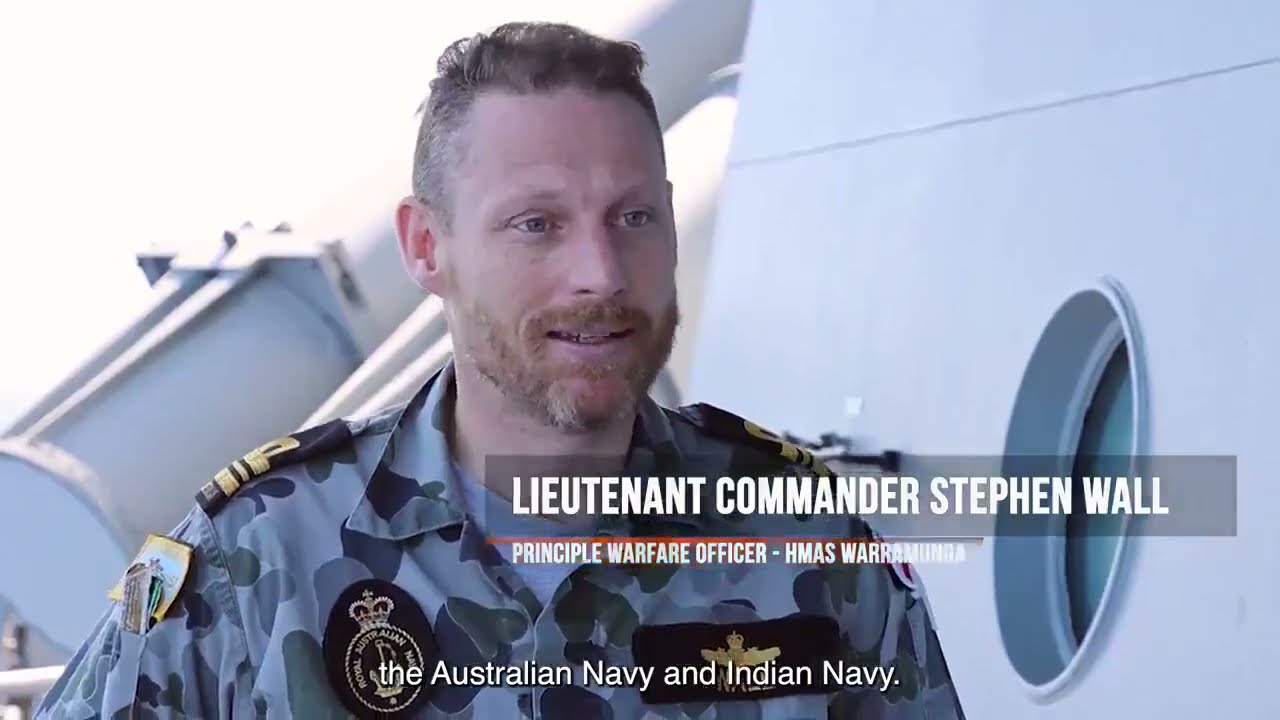 Indian Navy And Australian Navy Joint Maritime Exercise AUSINDEX 2021