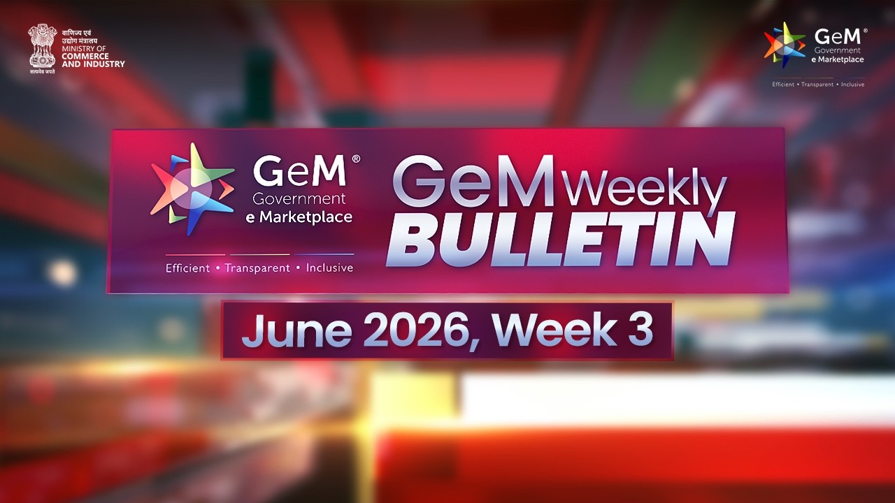 GeM Bulletin June Week #3